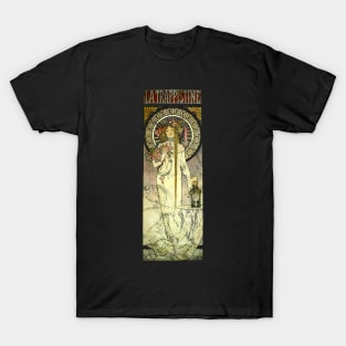 Art Nouveau - La Trappistine Alphonse Mucha Vintage T-Shirt